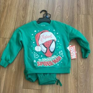 Marvel Spider-Man Green Sweatshirt